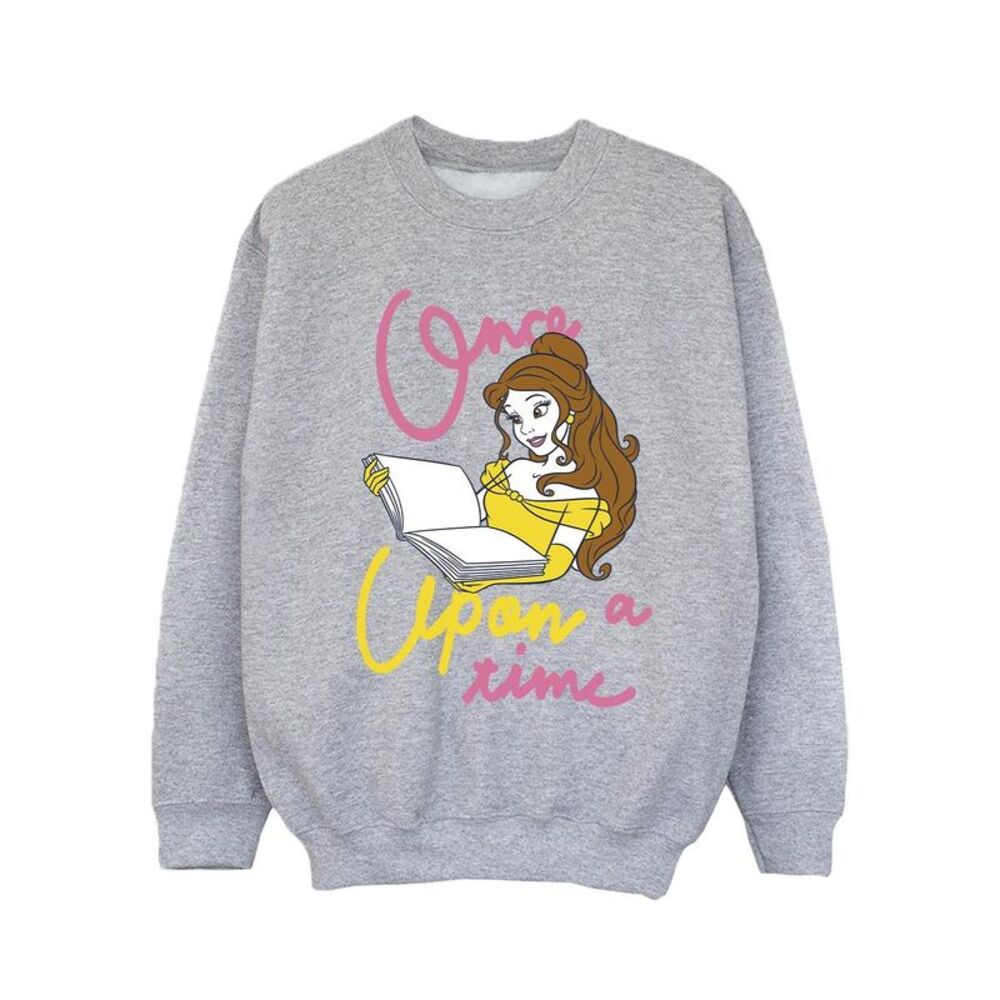 Beauty And The Beast Girls Once Upon A Time Belle Sweatshirt / Sport Grey